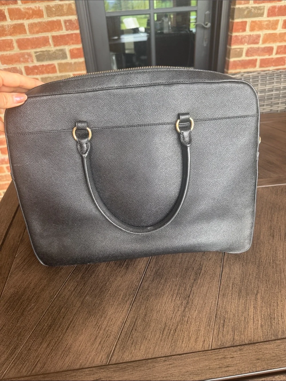Coach Leather Computer Bag